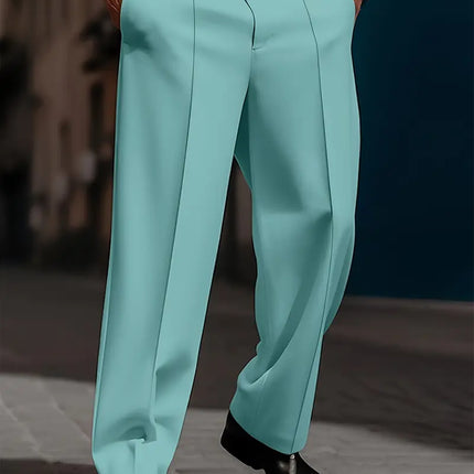 Men's Loose Casual Pants #25061351 - Pants | Lake Blue / M