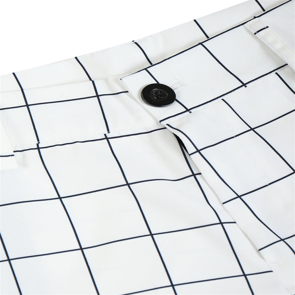 Men's Elegant Plaid Pants #XK6001