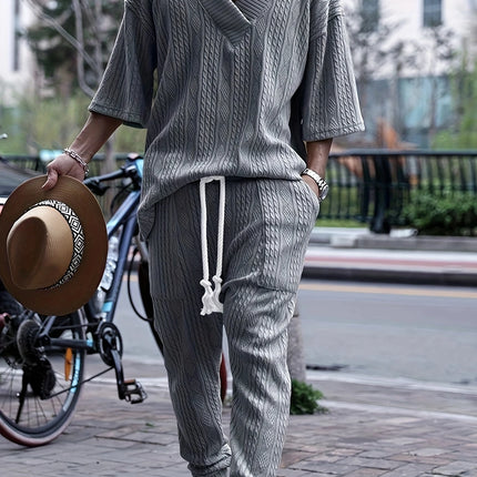 Men's Casual Knitwear Set #25062401 - | Khaki / S