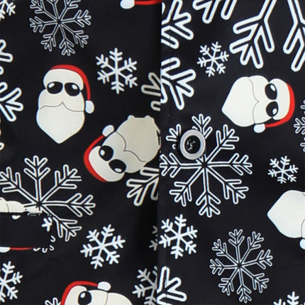 Men's Christmas Printed Vest #MJ642 - Vests | Black / M