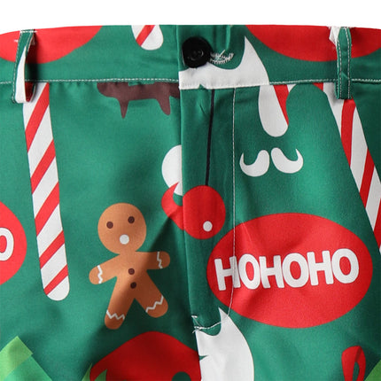 Men's Colorful Christmas Print Suit #2TZ50 - Suits | Multicolour / M