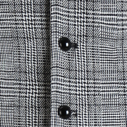 Men's Check Vest #MJ5001 - Vests | Gray / M