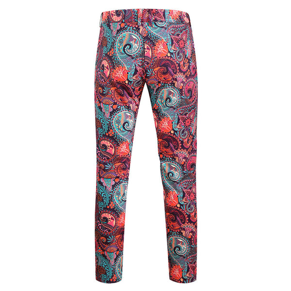 Men’s Floral Print Pants #XK1105