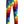 Regenbogen-Mehrfarbige Freizeithose