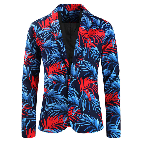 Men's Print Suit #2TZ2504