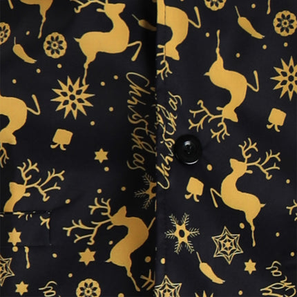 Men's Christmas Printed Vest #MJ631 - Vests | Multicolour / M