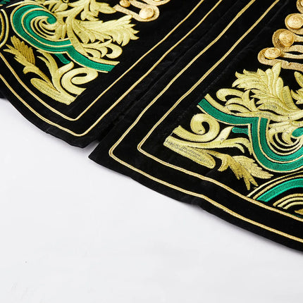 Men's Velvet Embroidered Tuxedo #S8160 - Blazers | Multicolour / XS