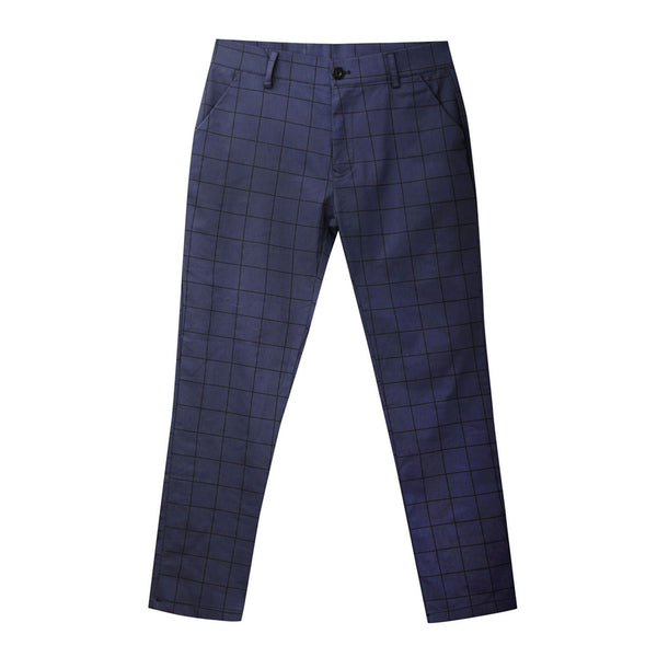 Men's Elegant Plaid Pants #XK6001
