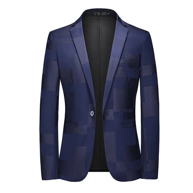 Men's Geometric Statement Blazer  #S8532-2
