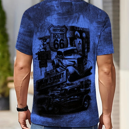 Men's Printed Comfy T-shirt #25701037 - | Khaki / S