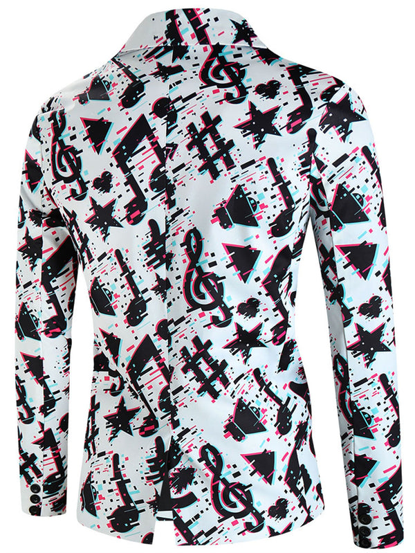 Men's Multi-color Printed Suit#2TZ-XX316