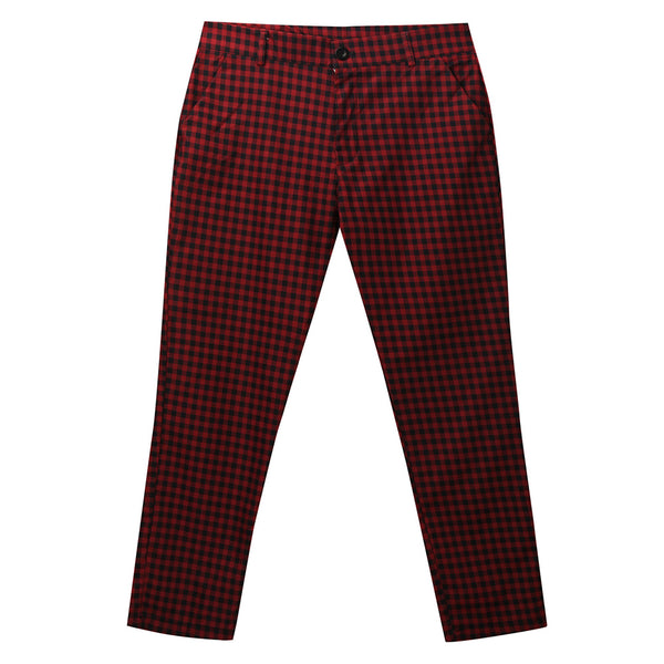 Men's Classic Plaid Pants #XK6032