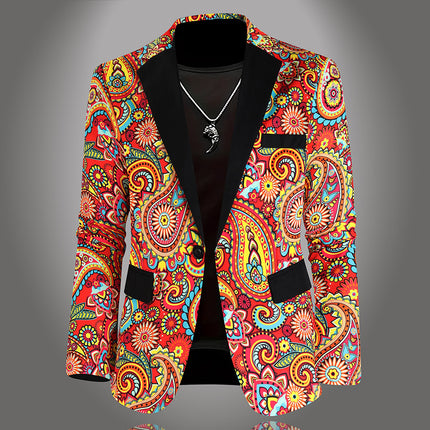 Men High Quality Print Blazers - Blazers | Color4 / M