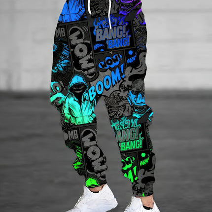 Men's Casual Print Joggers #25625011 - Pants | Color5 / S