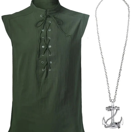 Men's Sleeveless Shirt #25061240 - | Green / S