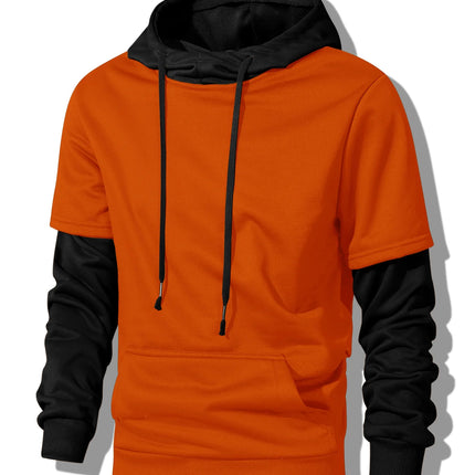 Men's Stylish Sweatshirt #25703042 - | Orange / S