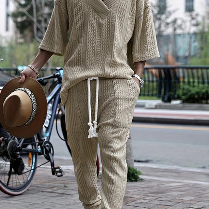 Men's Casual Knitwear Set #25062401 - | Khaki / S