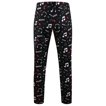 Men’s Melody Print Suit #2TZ-XX1133 - Suits | Multicolour / M