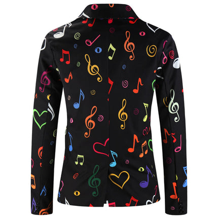 Men's Colorful Printed Suit #2TZ-XX1135 - Suits | Multicolour / M