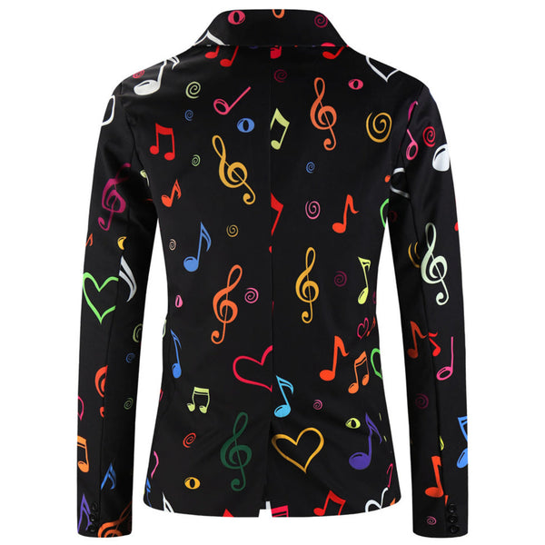 Men's Colorful Printed Suit #2TZ-XX1135