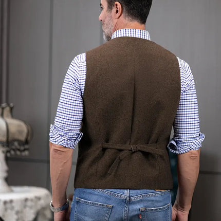 Men's Vintage Vest #25061135 - Vests | Light Brown / XS