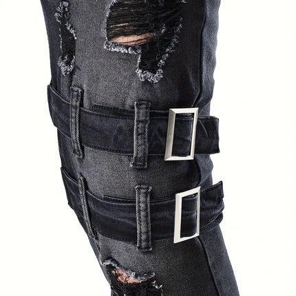 Men's Fashion Jeans #25062183 - | Black / S
