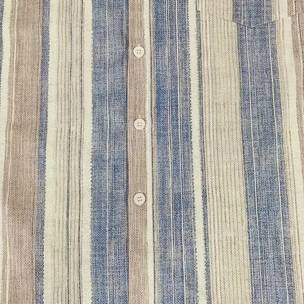 Men's Casual Striped Shirt #25060917 - | Color1 / XL