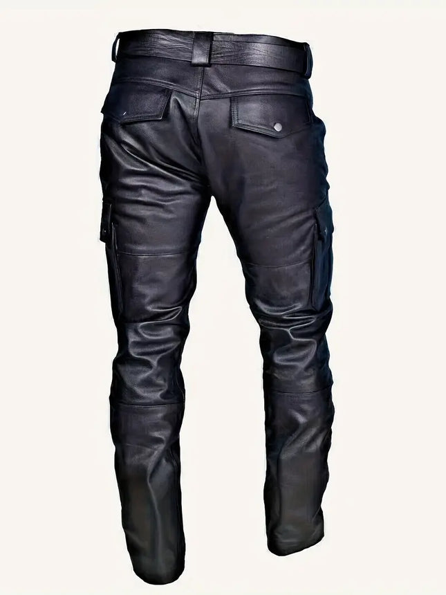 Men's Stylish Black Cargo Pants  #250612200