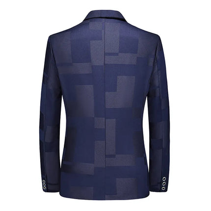Men's Geometric Statement Blazer  #S8532-2