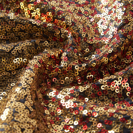 Men's Golden Multicolor Sequins Blazer #S8051 - Blazers | Color1 / XS