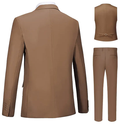 Men's 3pcs Business Suit #25061133 - Suits | Light Grey / XS