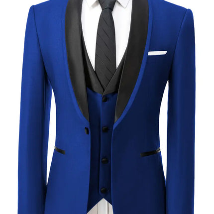 Men's 3pcs suit #311 - | Black / XXS