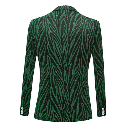 Men's Tropical Pattern Blazer  #M8015