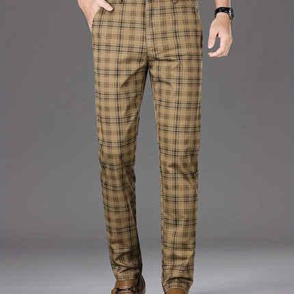 Men's Classic Plaid Pants #25627027 - Pants | Khaki / 30