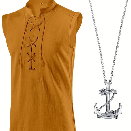 Men's Sleeveless Shirt #25061240 - | Yellow / S