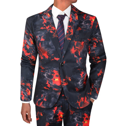 Men's Colorful Paisley Suit #2TZ