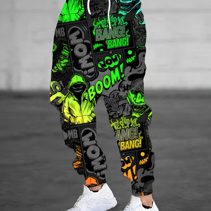 Men's Casual Print Joggers #25625011 - Pants | Color6 / S