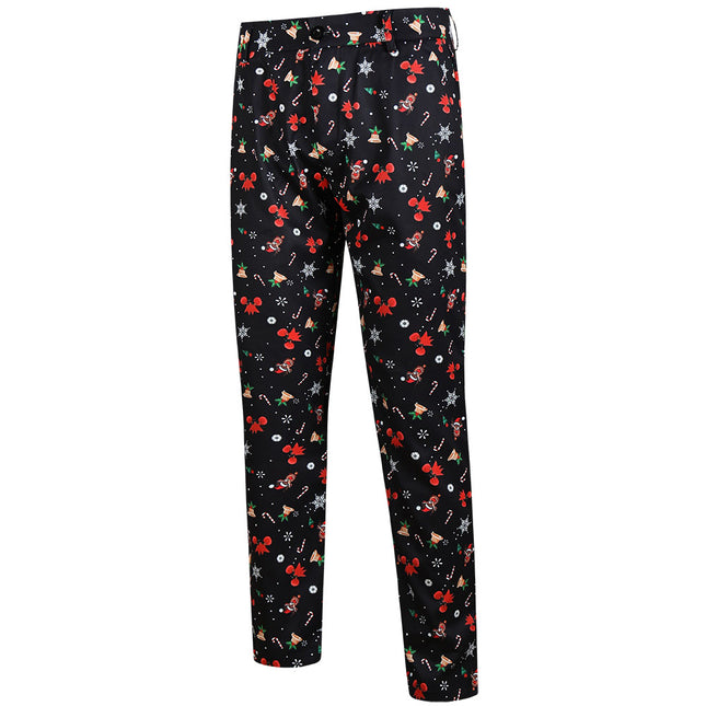 Men's Christmas Printed Pants #XK634 - Pants | Multicolour / M