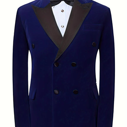Men's Elegant Velvet Blazer #25061774 - Blazers | Blue / S