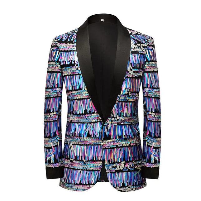 Men's Sequin Fringe Tuxedo #S8024