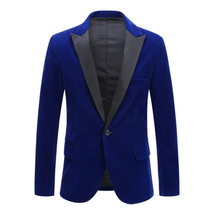 Men's Velvet Blazer  #S8028-1