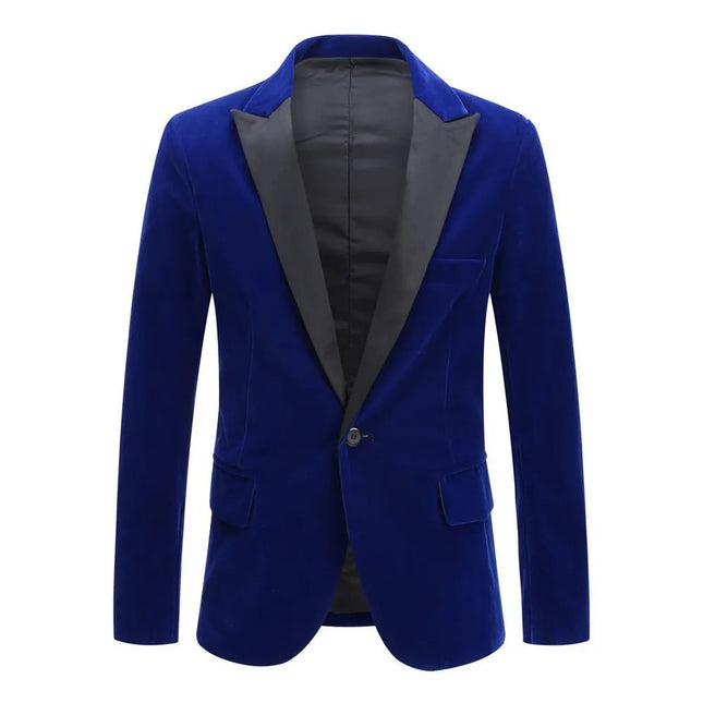 Men's Velvet Blazer  #S8028-1