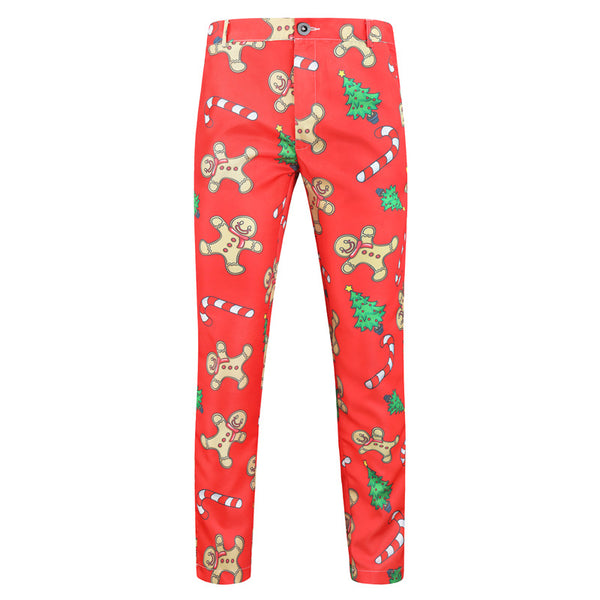 Men's Christmas Printed Pants #XK26