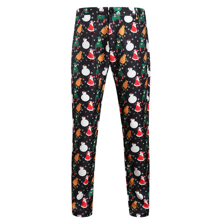 Men's Colorful Printed Pants #XK41 - Pants | Multicolour / M