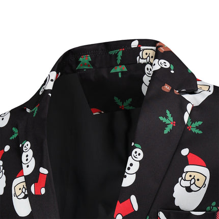 Men's Christmas Printed Suit #2TZ46 - Suits | Multicolour / M