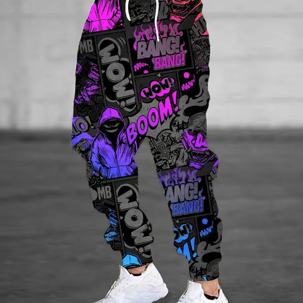 Men's Casual Print Joggers #25625011 - Pants | Color7 / S