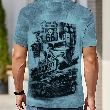 Men's Printed Comfy T-shirt #25701037 - | Khaki / S