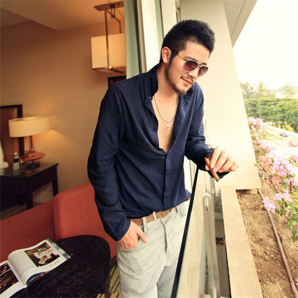 Men's Comfortable Long-Sleeve Shirts #C01