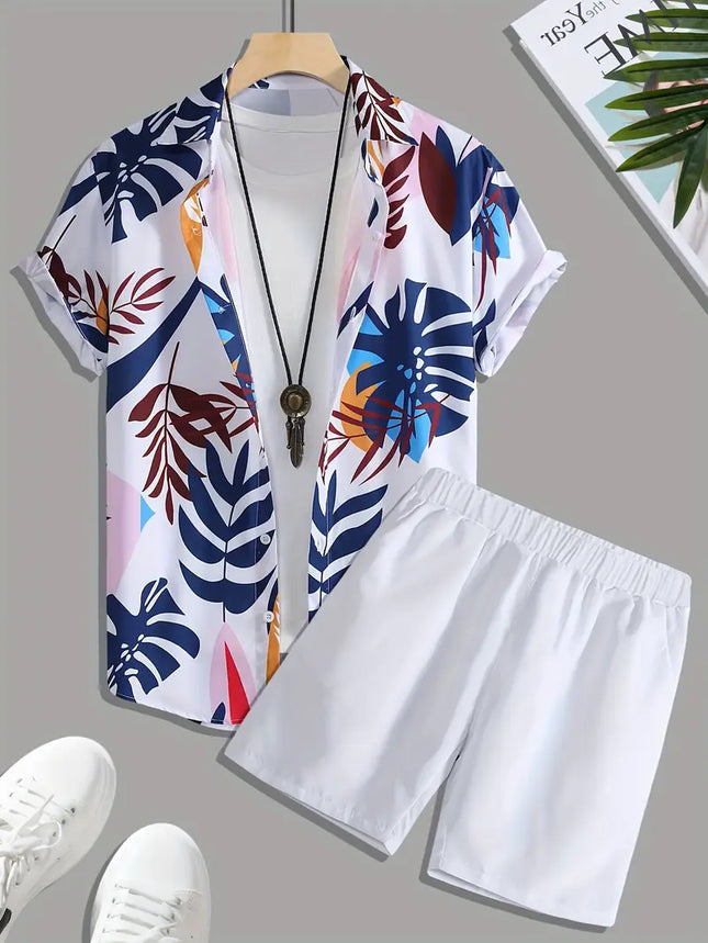 Men's Print 2pcs Set #25061353 - | Multicolour / S