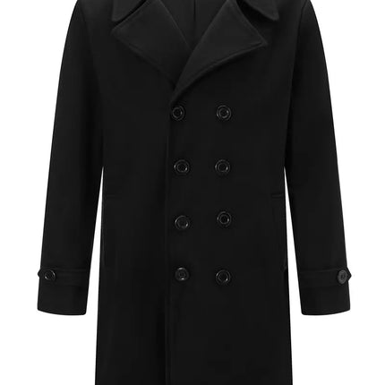 Men's Tweed Coat #25061242 - | Black / S